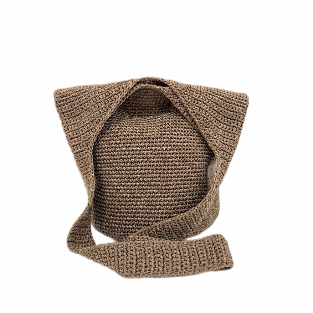 The Sak 120 Large Crochet Tan Brown Shoulder Boho Casual Daytime Chic Bag Purse